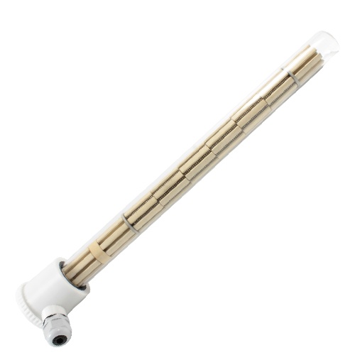 Колбовый погружной нагреватель КПН L=1250, 2.5 кВт, 380 В, кварцевое стекло